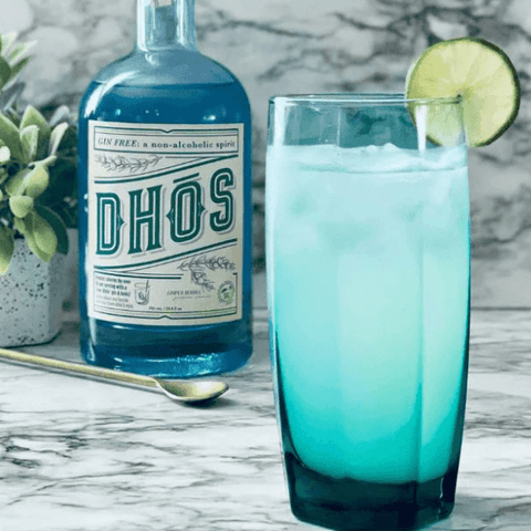 DHOS Gin Free Non-Alcoholic Gin Rickey Recipe