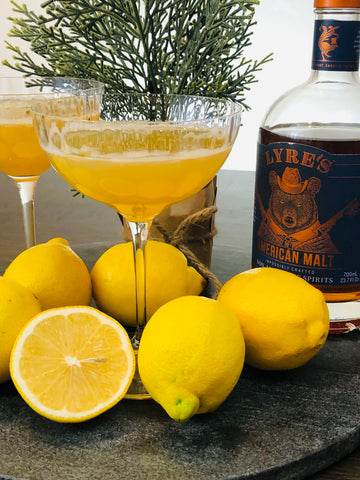 Non-Alcoholic Whiskey Sour Drink