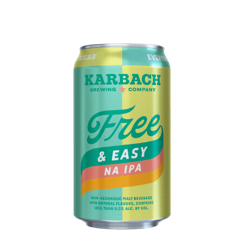 Karbach Brewing Company Free & Easy Non Alcoholic IPA