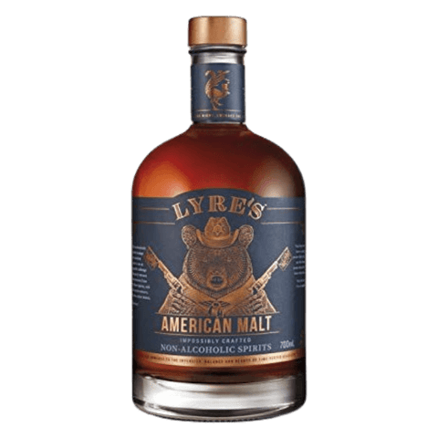 Lyres American Malt Non-Alcoholic Spirit Whiskey Bourbon