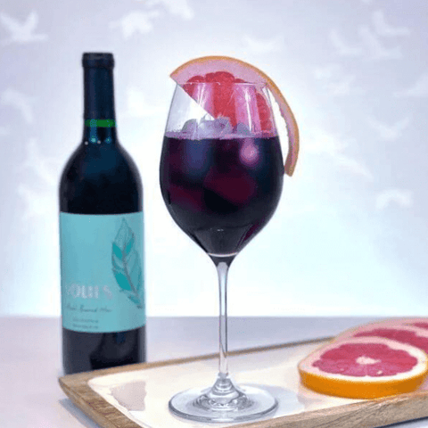 Ruby Red Non-Alcoholic Red Wine Spritz