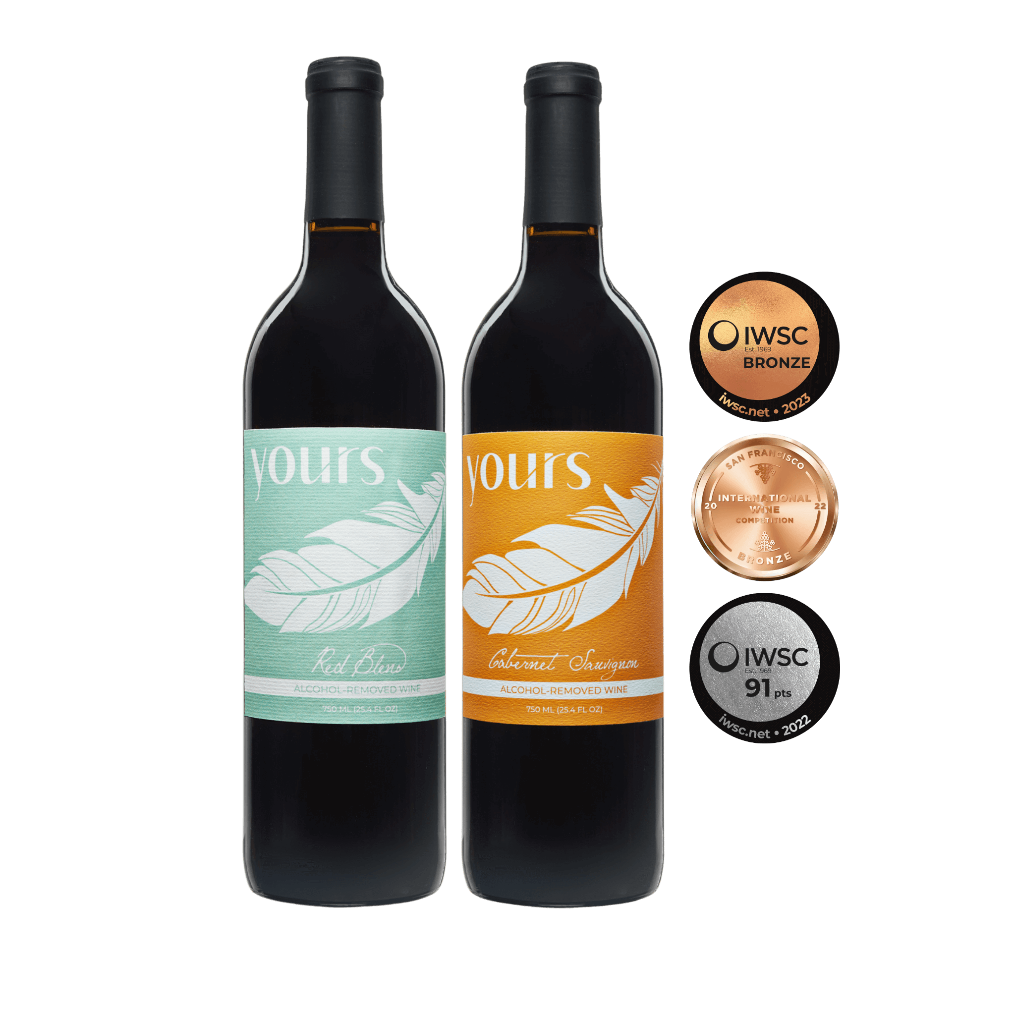 YOURS Non-Alcoholic Wine - "The Reds" - Award-Winning Kit - YOURS Non product image