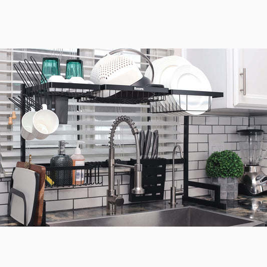 Kitchen Adjustable Sink Dish Drying Rack – KEYSTONE HOME GOODS