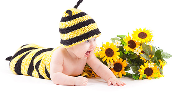 Baby Dressed As A Bee for Halloween - Babyshusher