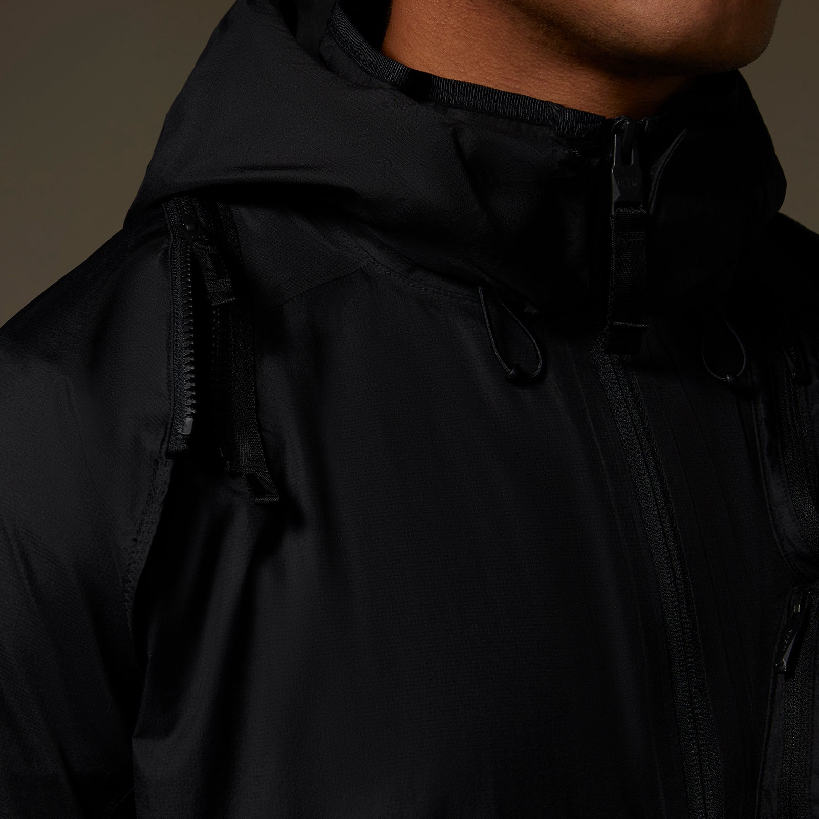 Deep Pockets Nylon Tech Jacket Black | NOCTA