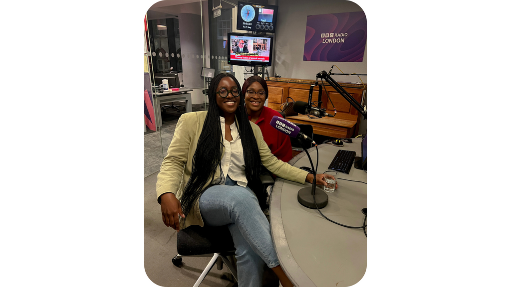 Yossie and Marianne at BBC Radio London