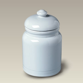 Country White Mom's Baking Co. Ceramic Cookie Jar Food Safe Canister Sealed  Lid 