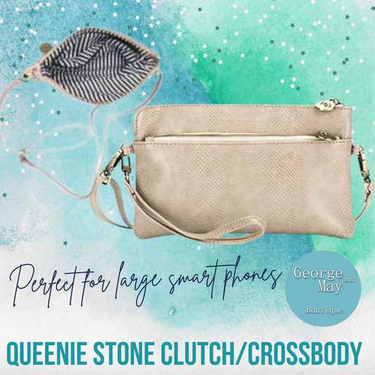Queenie Stone Clutch/Crossbody