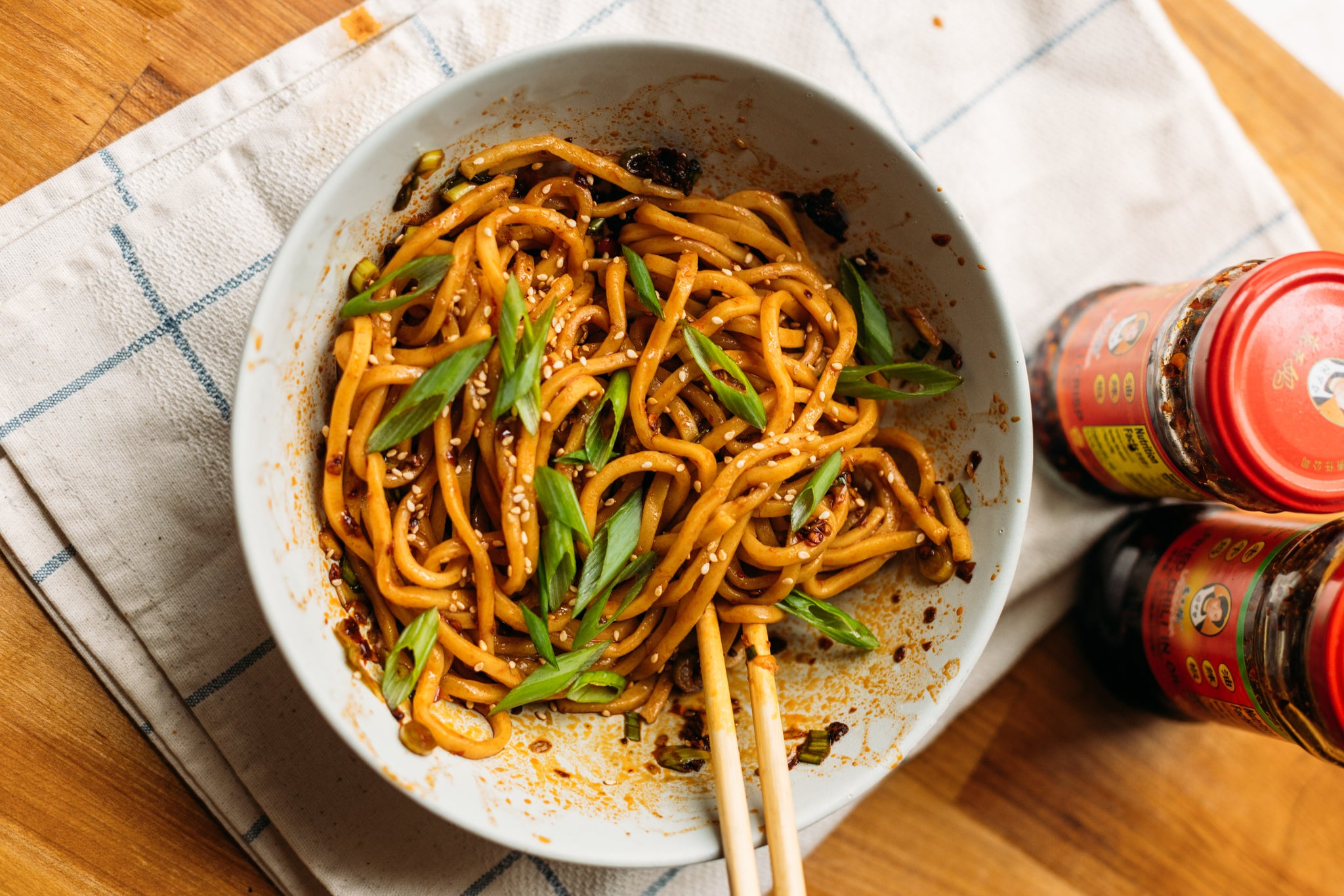 Fiery Chili Crisp Noodles