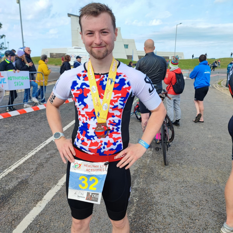 Lewis Bradley Llanelli Triathlon