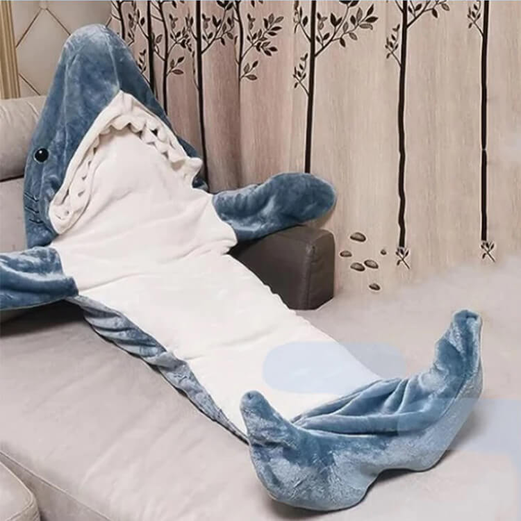 MEIRRAI Shark Blanket, Manta Tiburon Franela Súper Suave y