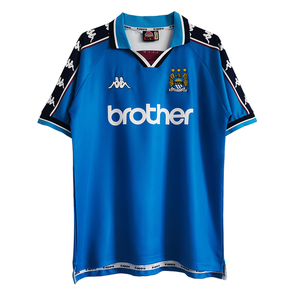 Buy Manchester City Home 1999-2001 Retro Jersey - Talkfootball