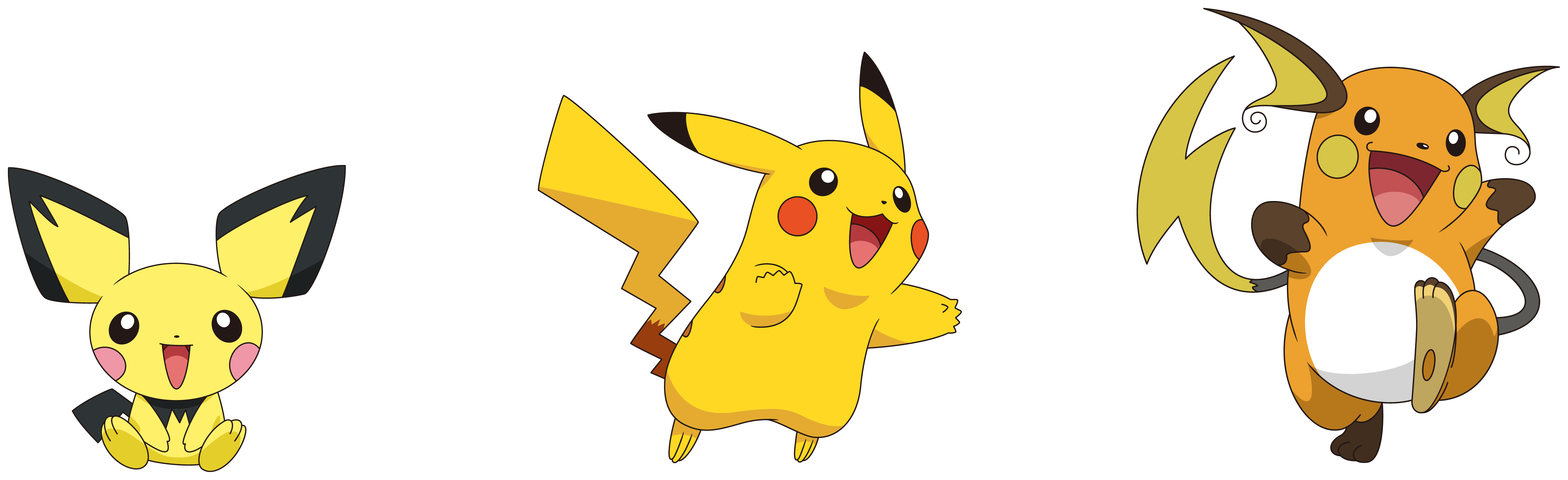 PICHU/PIKACHU/RAICHU