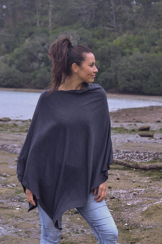 Merino Poncho Easy Style Thermal Layer Clothing NZ