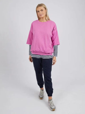 Elm Lifestyle Clothing NZ  Mazie Sweater Sweatshirt Top Pink