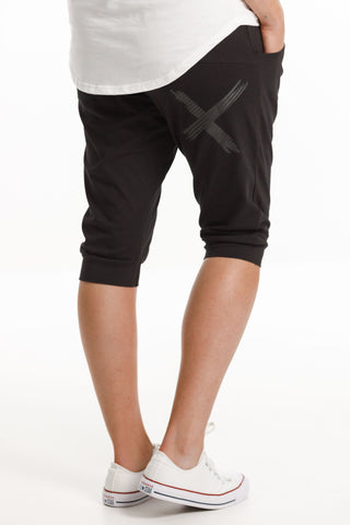 Homelee Apartment Pants 3/4 Length | Black With Matte Black X | Auckland Stockist NZ