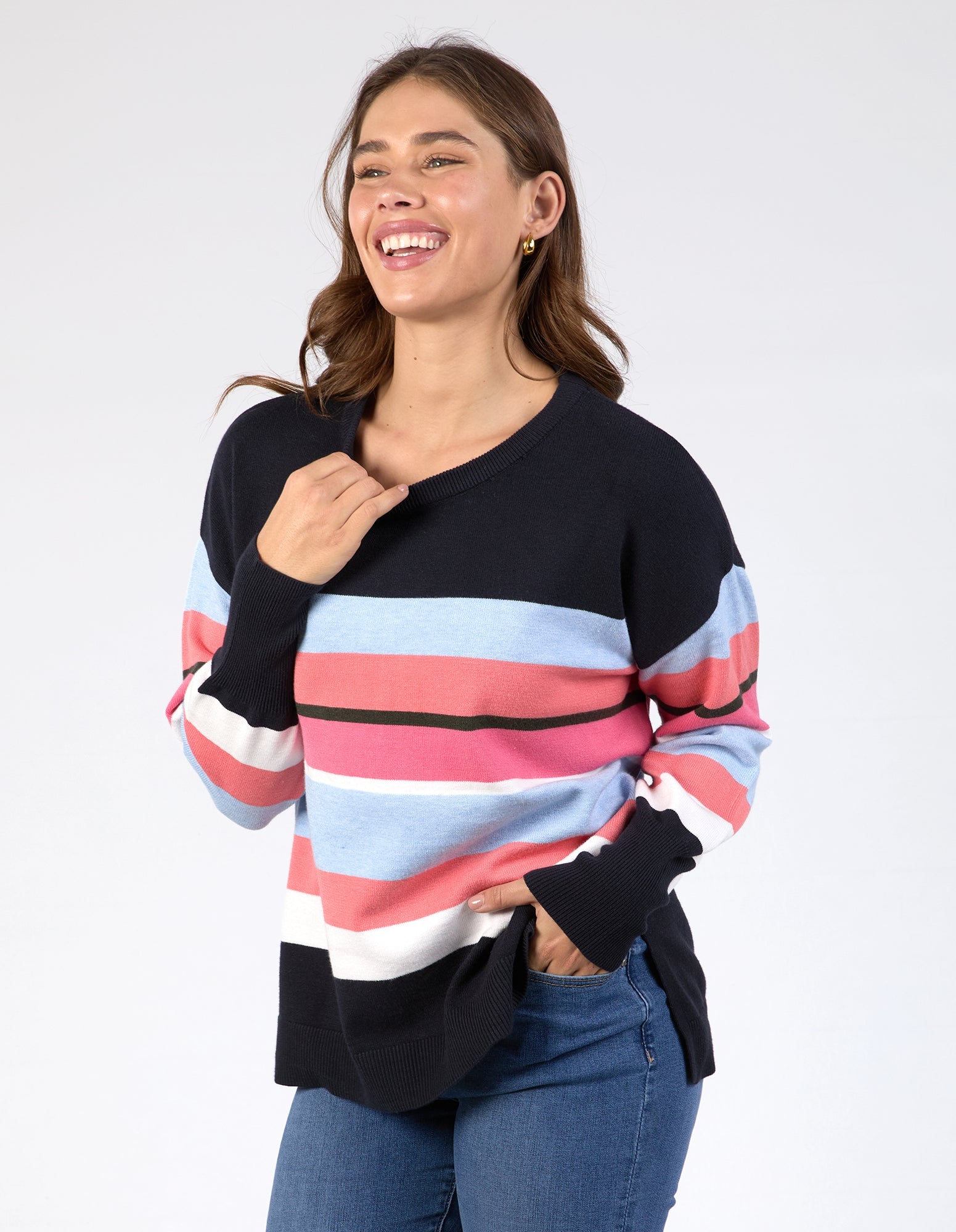 Lacey Stripe Knit