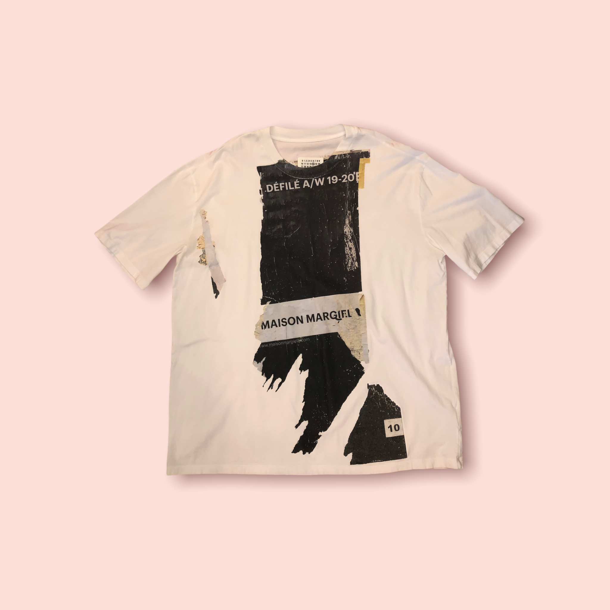 maison Martin margiela ⓪⑩ 転写T 激レア - Tシャツ/カットソー(半袖 ...