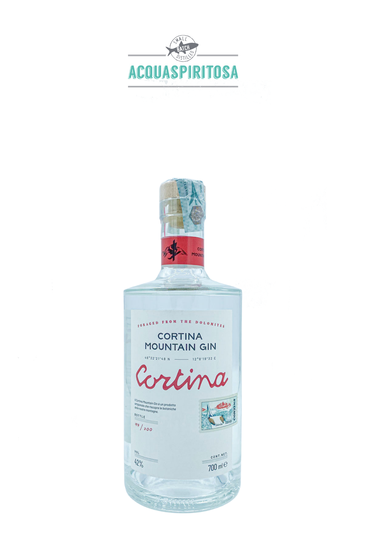 Cortina Mountain Gin - Acquaspiritosa.com