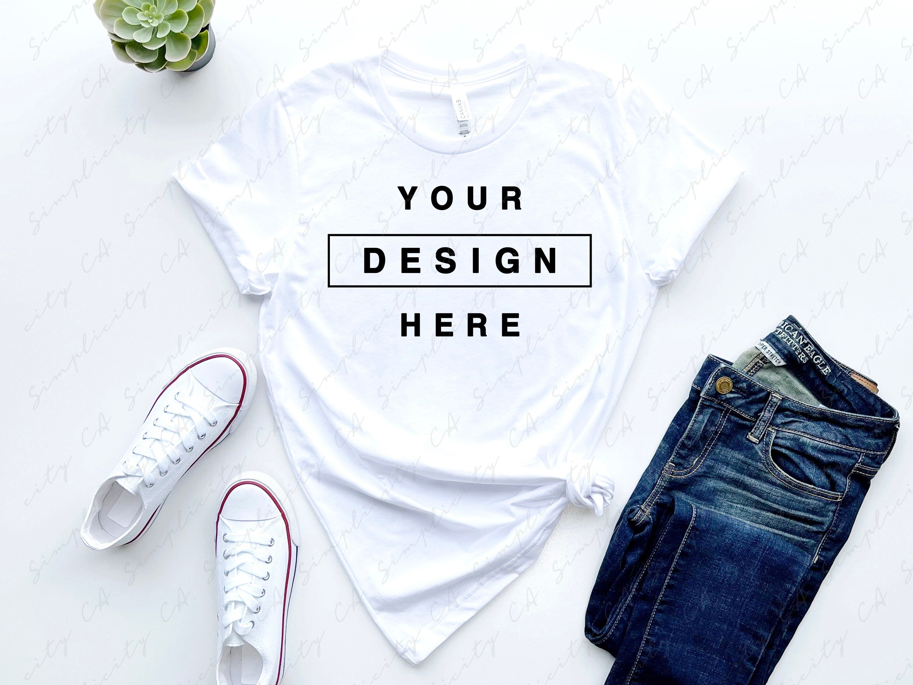 bella-canvas-3001-white-mockup-bella-canvas-shirt-mockup-shirt-flatlay