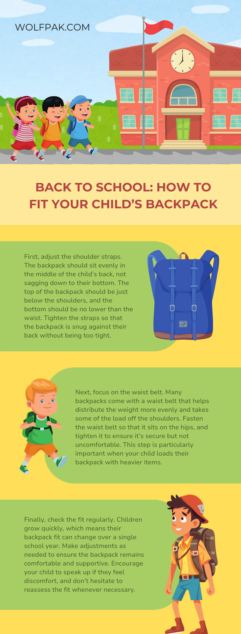 Back to School: How To Fit Your Child’s Backpack