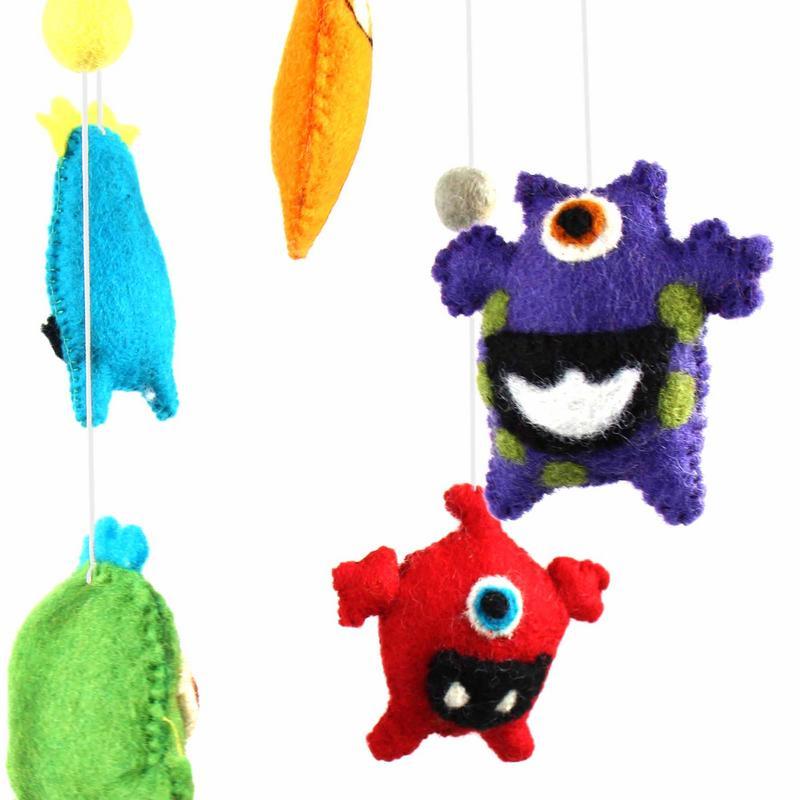 Felt Monster Mobile - Global Groove - Yvonne’s 100th Wish Inc