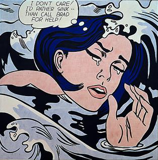 Roy Lichtenstein, Drowning Girl