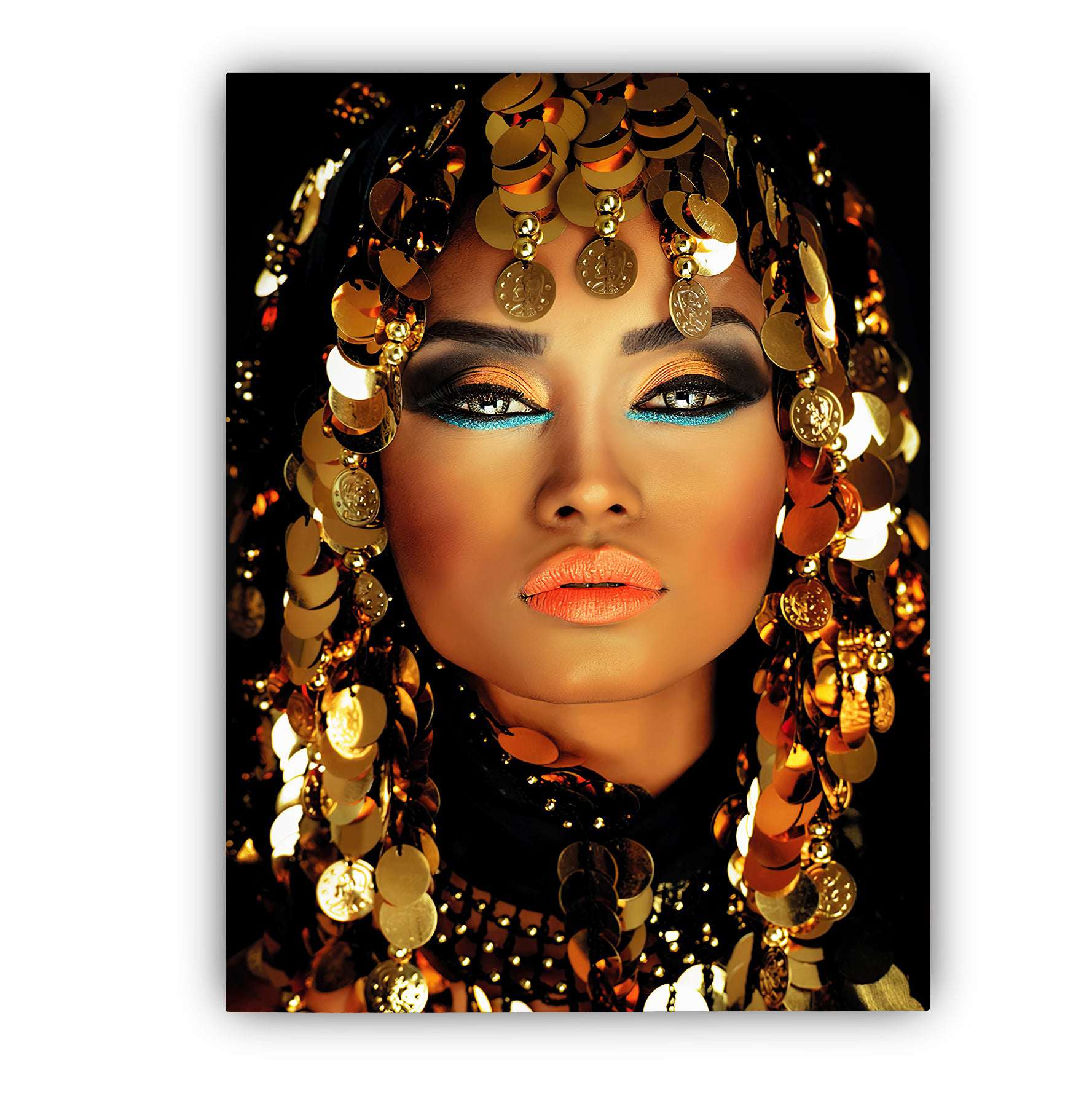 More - Impressions on Instagram: “- GOLDEN LIPS - #canvas