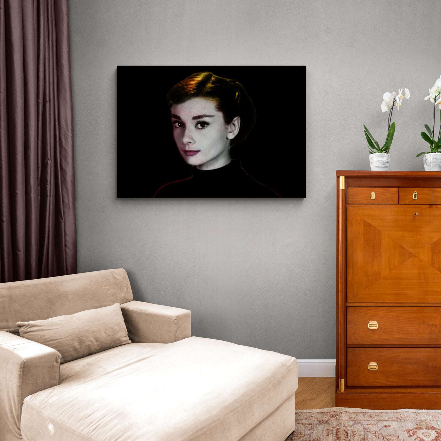 Arazzo da Parete 70 x 125 cm (Audrey Hepburn)