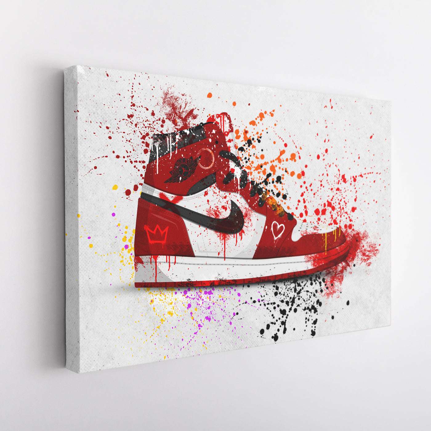 Acuoso Clip mariposa Convención Nike Jordan Air Graffiti Sneaker - Magna Canvas