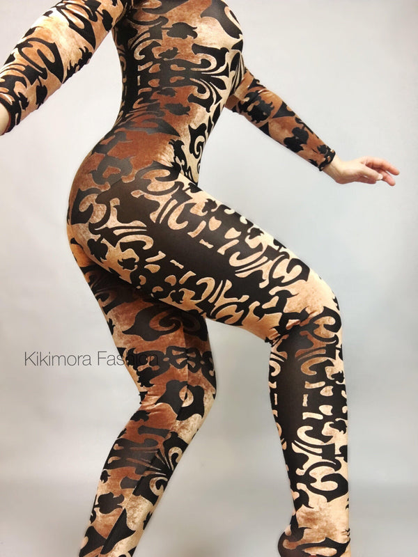 Nude bodysuit for woman or man, made by measure, dance wear, aerialist –  Kikimora Fashion Store