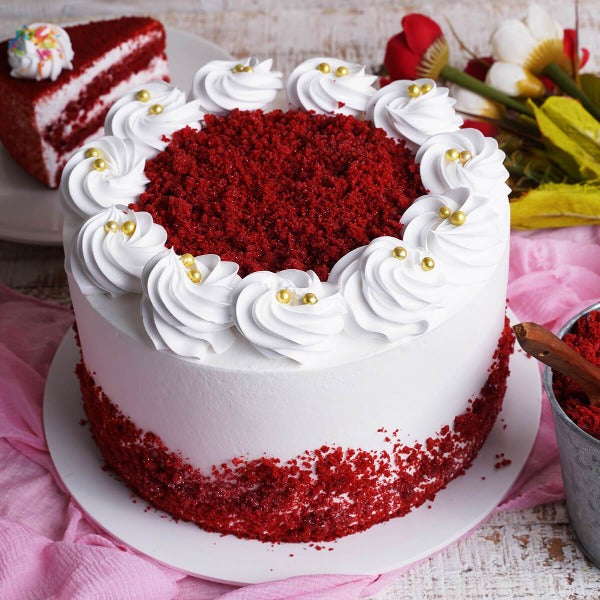 Red Velvet Cake | Best Cakes Online | Red Velvet Birthday Cake – Dough &amp;  Cream