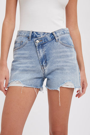 Overlap Denim Shorts - Ascension Golf Carts, LLC