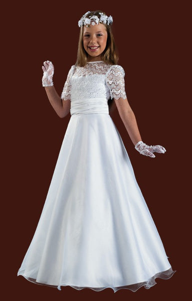 KRE207 White Communion Dress – Leanaí Athlone