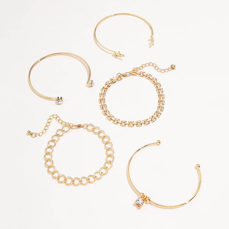 Armband Set Glamout Gold - Beauty Shot 2