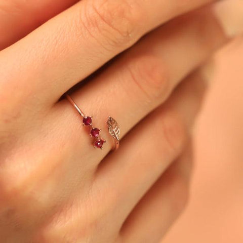 Embodied Elegance: Exploring the Stunning Ruby and Silver Ring