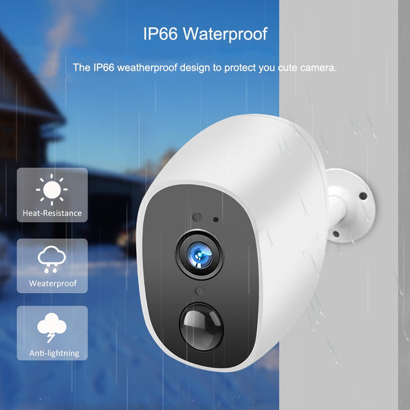 Waterproof 1080P Solar Powered Wireless Camera