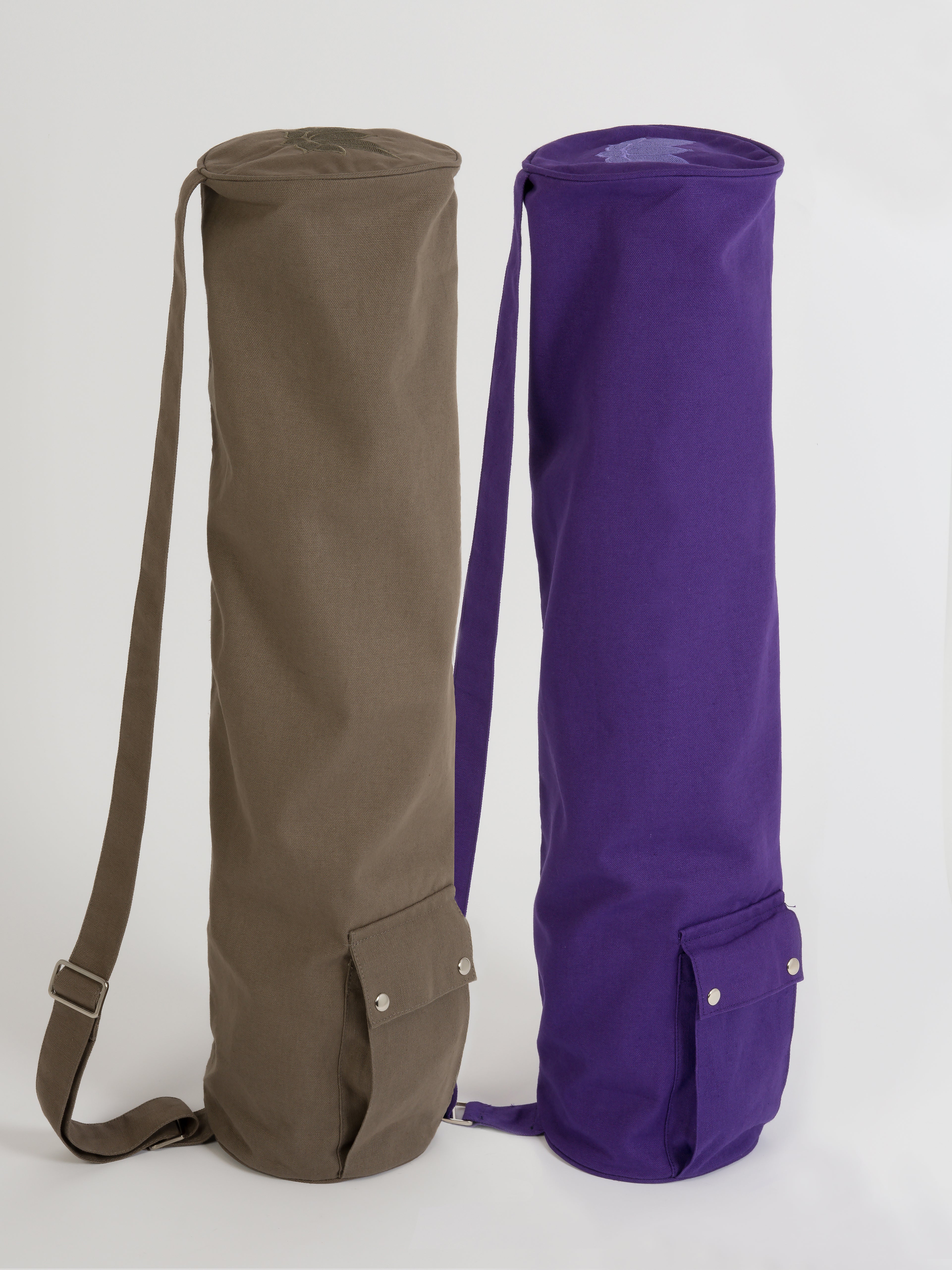 Yogiii Yoga Mat Bag | The ORIGINAL YogiiiTote | Yoga Mat Carrier Tote Sling  w/Large Side Pocket & Zipper Pocket | Fits Most Size Mats