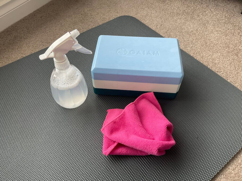 Cleaning Yoga Block