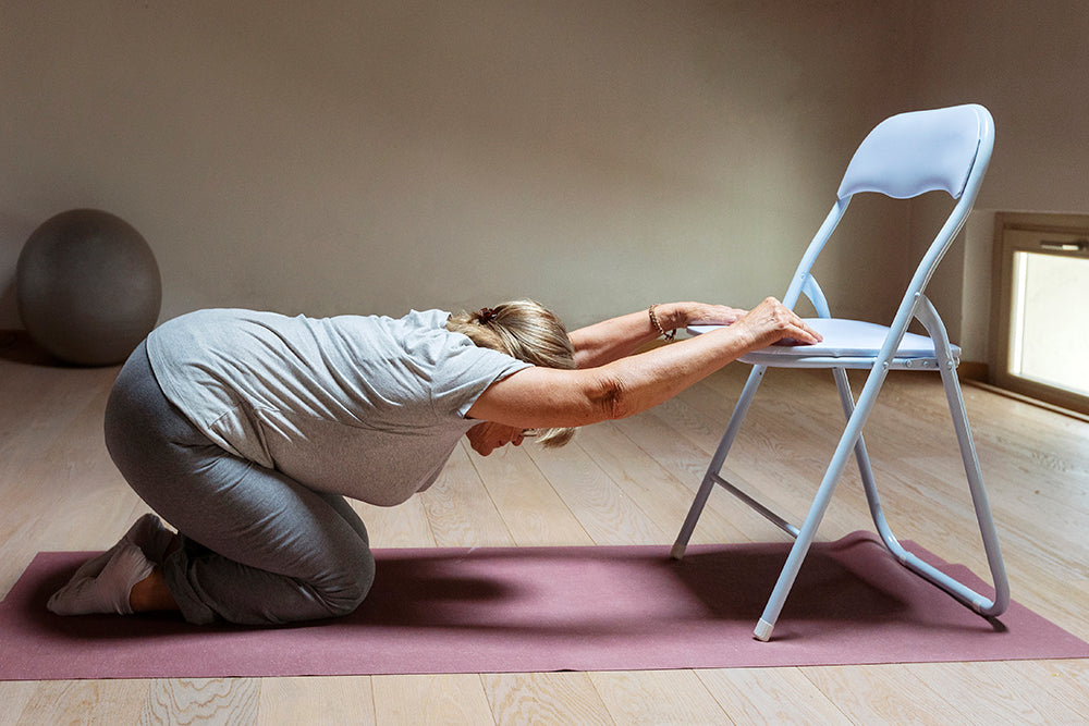 Women Holding Her Yoga Block