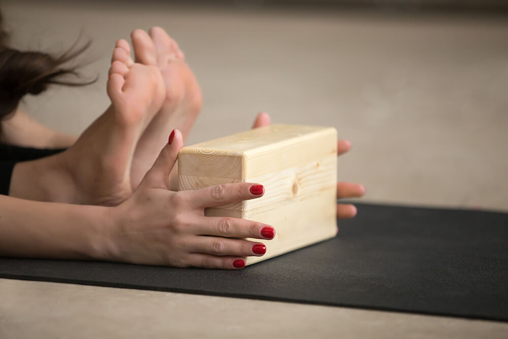 Yoga Studio 1'' Inch Chip Foam Half Yoga Block (4 Pack) : Buy