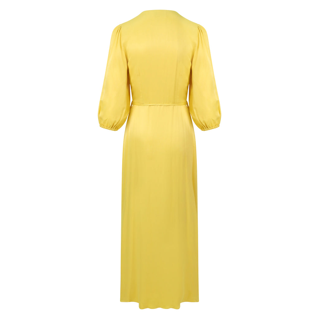 Rae Dress in Mimosa Yellow – Nola London