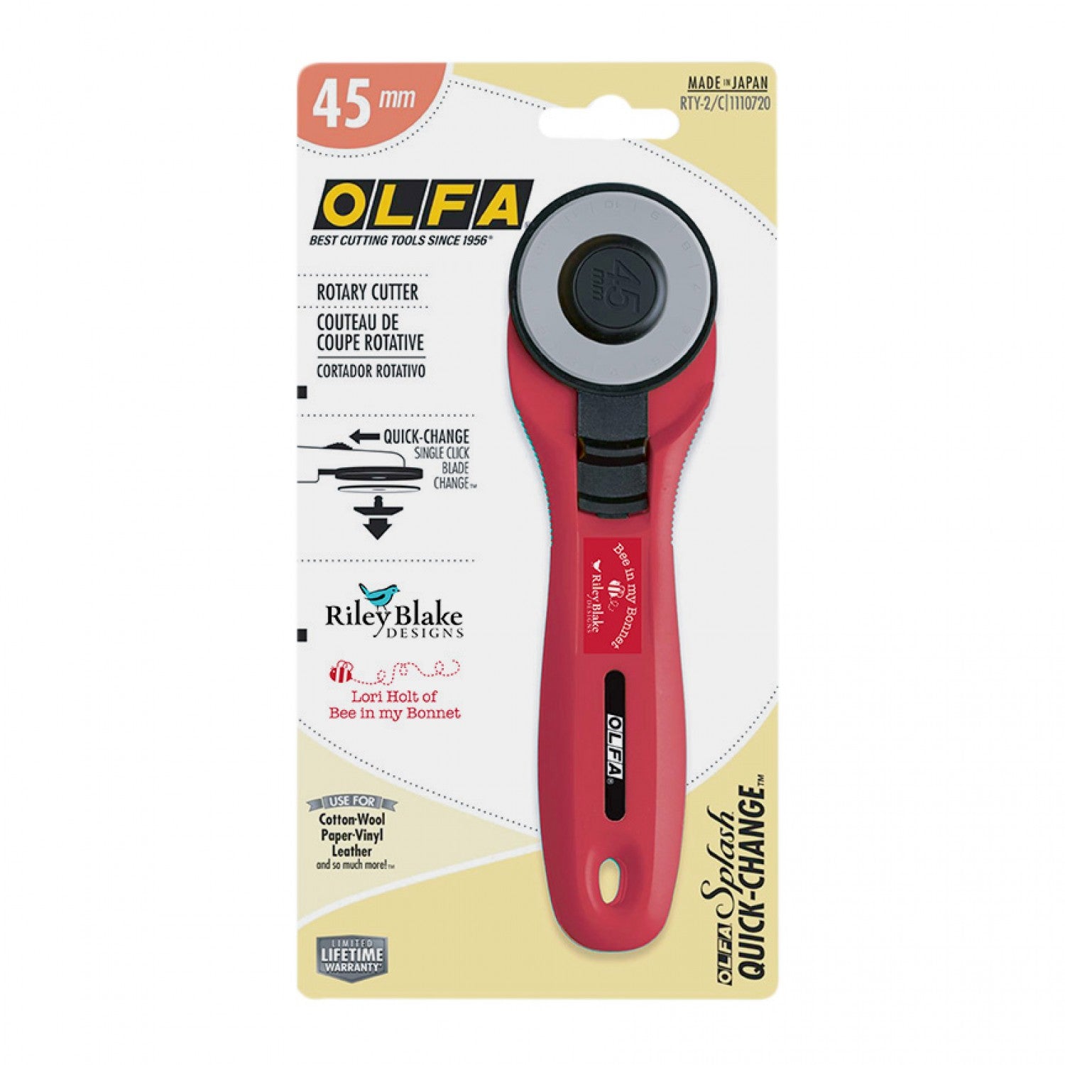 Olfa 60mm 2Pk Endurance Rotary Blades by Olfa