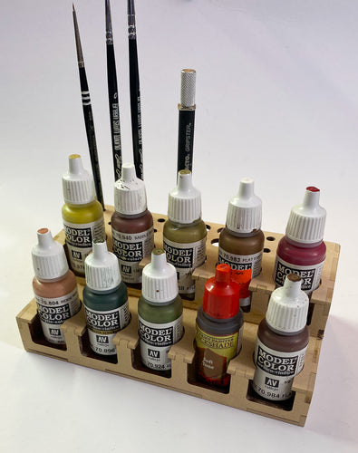  GameCraft Miniatures Watercolor Painting Station - 26mm, for  Vallejo and Army Painter Style Dropper Bottles : Arts, Crafts & Sewing