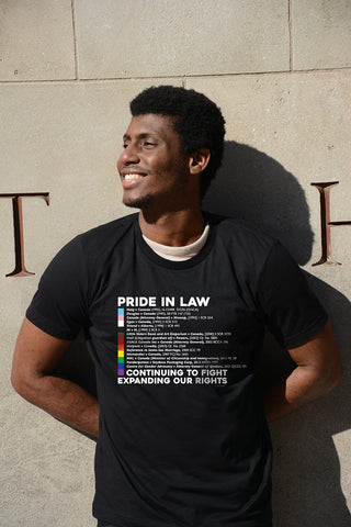 Lady Justice Apparel™ PRIDE in LAW – 2021 Limited Edition PRIDE Caselaw Shirt