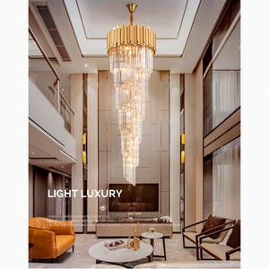 Monaco | Luxurious Grand Gold Crystal Chandelier - Mirodemi