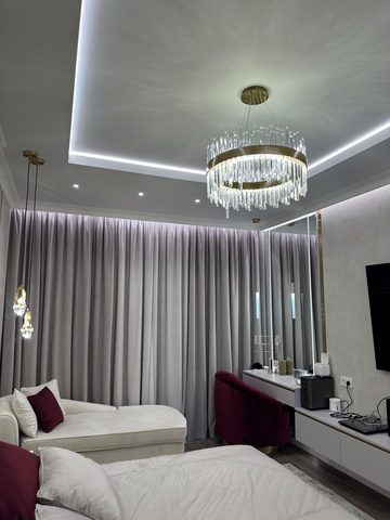 Mirodemi | Sursee | Swanky Glass Chandelier | Drum Chandelier | Ceiling Chandelier