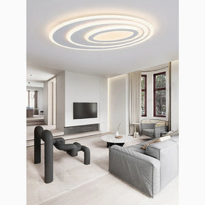 Acceglio | Minimalist Oval LED Ceiling Light - Mirodemi