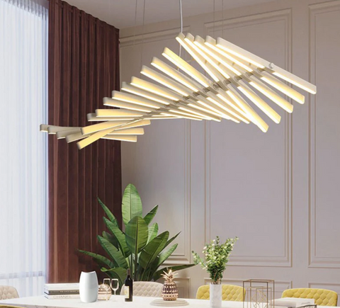 Mirodemi | White Pendant Lighting | Art LED Lighting | For Living room | for Dining room | for Bar