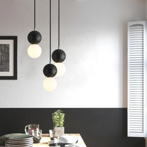 Mirodemi | Pendant Lamps | Creative Pendant Lamps | Double-Ball Lights | Nordic Style | for Living Room | for Dining Room | for Kitchen